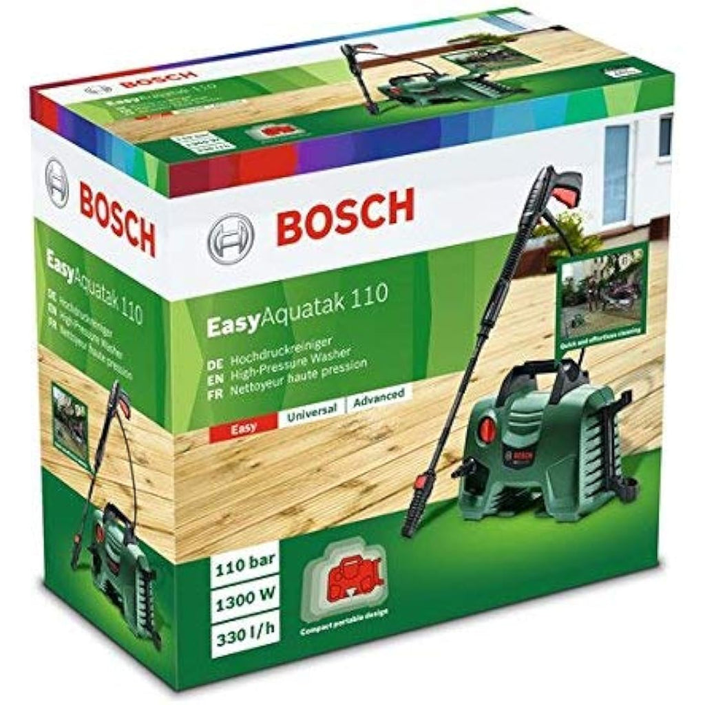 Bosch EasyAquatak 110 High Pressure Washer – Compact 110-Bar Cleaner