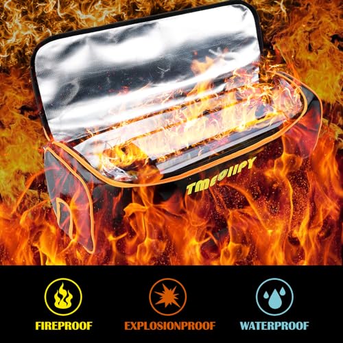 TMEOIIPY Ebike Battery Bag – Fireproof Lipo Charging & Storage Case, 20in