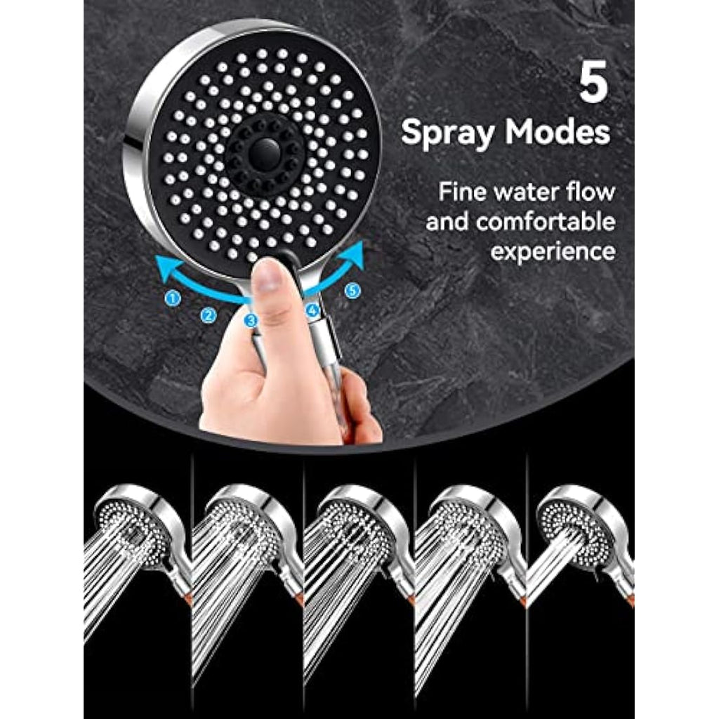Magichome High Pressure Filter Shower Head | 5 Modes Water Softener