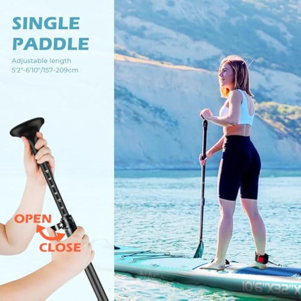 NACATIN Inflatable Stand Up Paddle Board – 10'6" SUP Kit for Adults