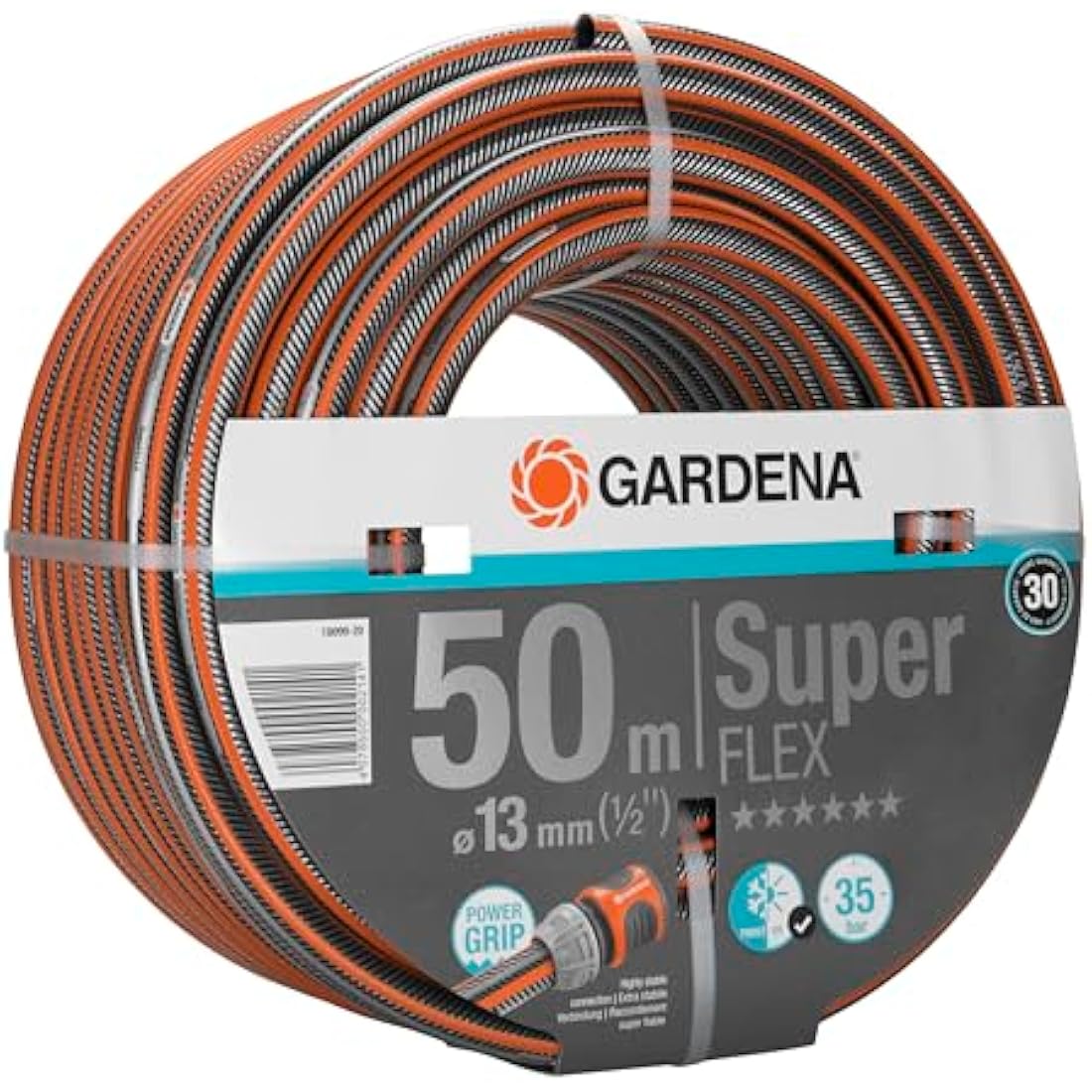 Gardena Premium Superflex Garden Hose | 13mm (1/2") 50m | 35 Bar
