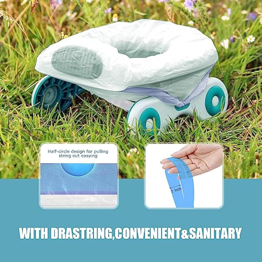 Jolof Store Disposable Potty Chair Liners – 90 Pack Universal Travel Bags