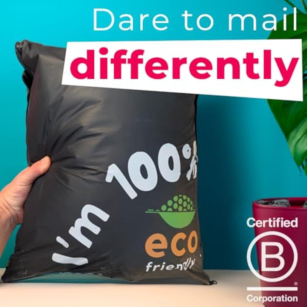 Simplelifeco Compostable Mailing Bags | 12x16" Eco-Friendly Mailers (25 Pack)