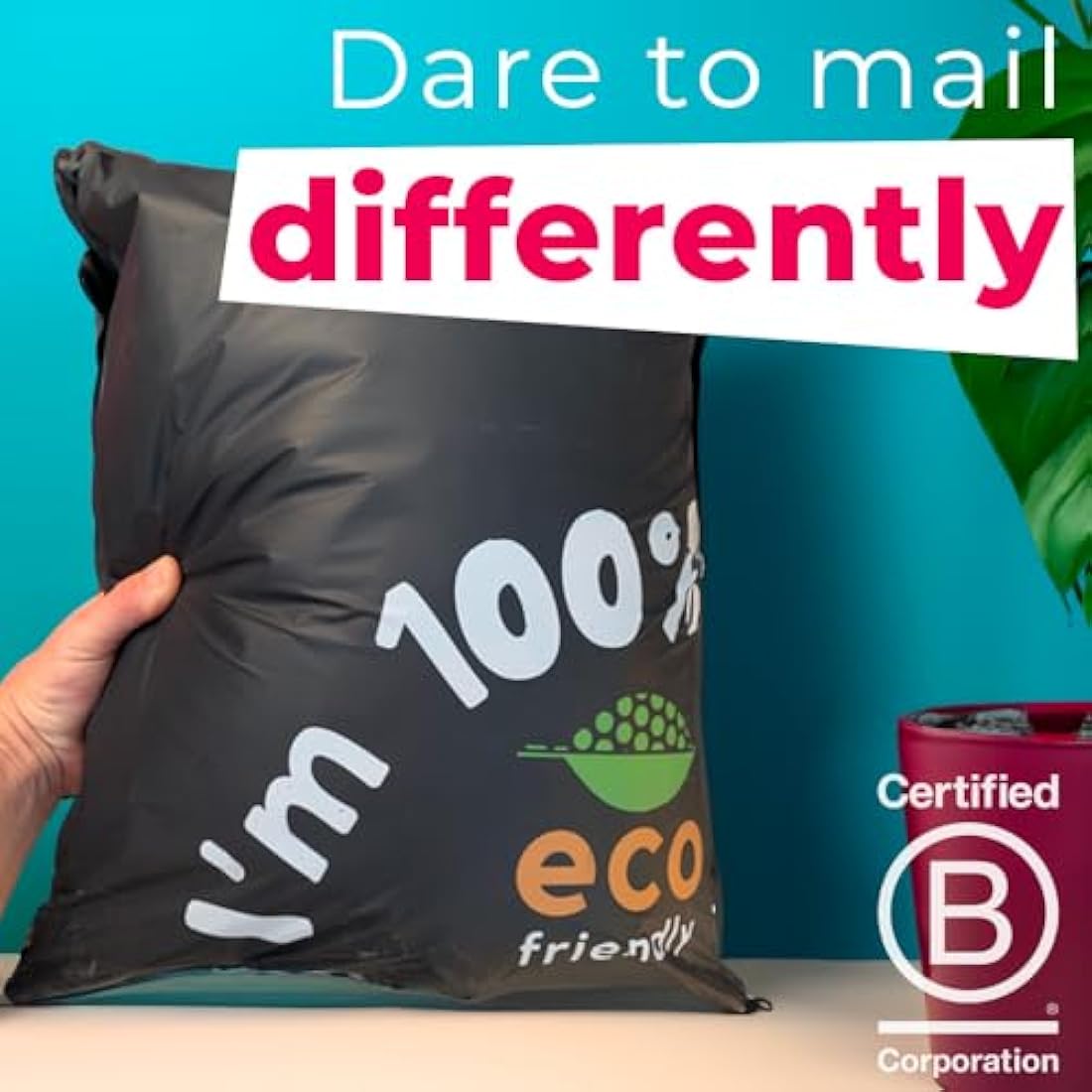 Simplelifeco Compostable Mailing Bags | 9x12" Eco Mailers | Pack of 25