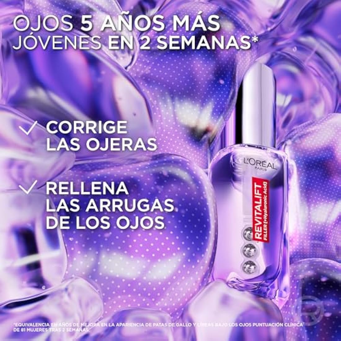 L'Oreal Revitalift Filler Eye Serum | Hyaluronic Acid & Caffeine - 20 ml