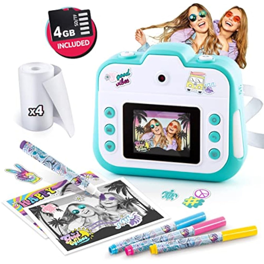 Studio Creator Kids Instant Digital Camera with Printer & 4GB SD Card