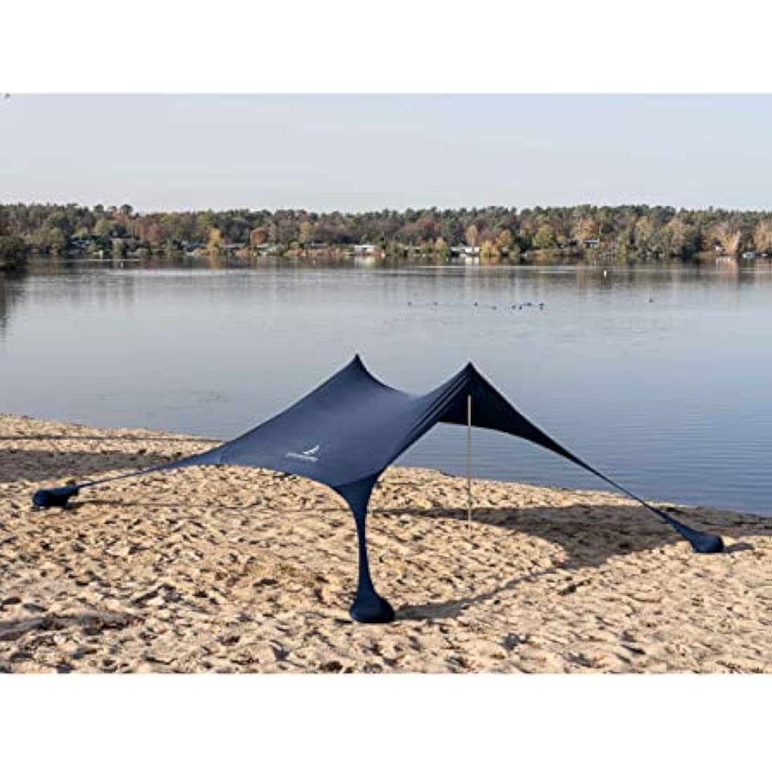 Lycra Beach Tent – Portable Sun Shelter with Sand Anchors
