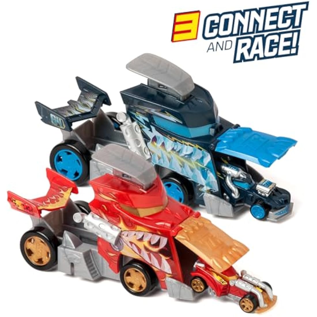T-Racers Mix'N Race Fire Launcher Truck with Exclusive Vehicle