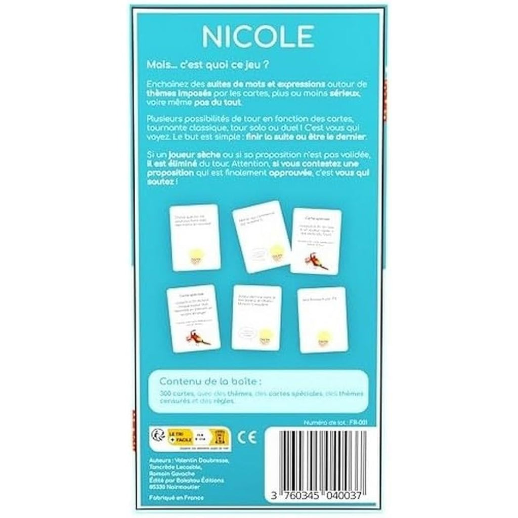 Blumie Monique + Nicole Card Game Set – Adult Party Word Association