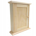 Wooden World - Wooden key cabinet with door key house 6 hooks - image 1