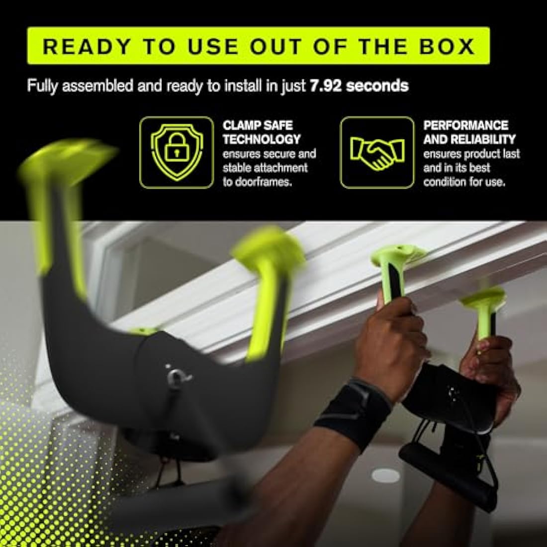 Duonamic Eleviia Portable Pull Up Handles – Doorway Calisthenics Bar