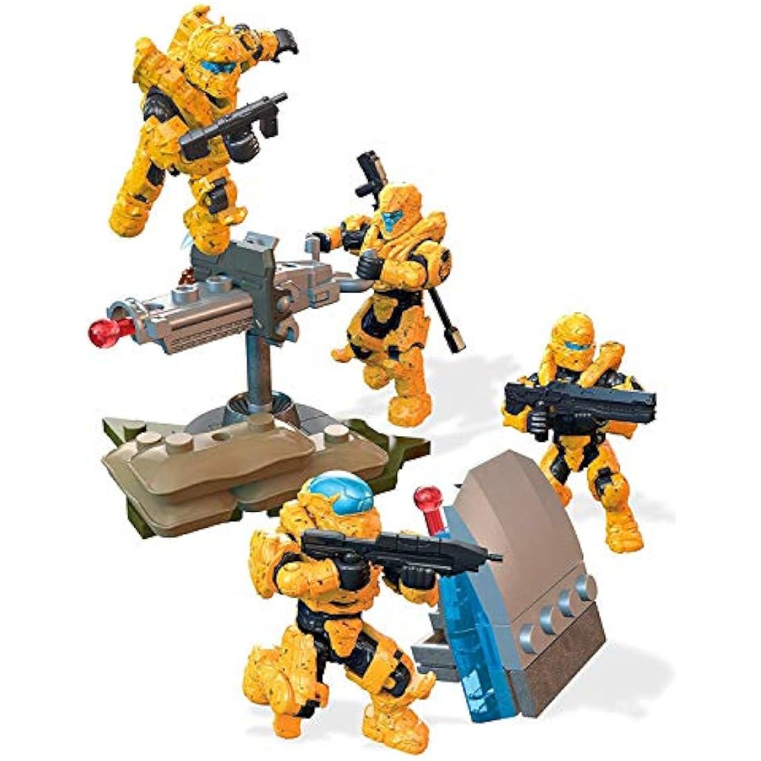 Mega Construx Halo Fireteam Castle Building Set - 4 Spartan Figures
