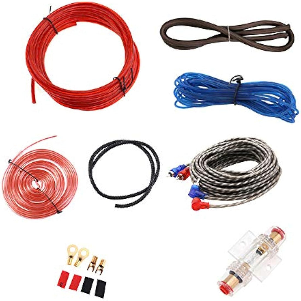 8 Gauge Car Amplifier Wiring Kit | Subwoofer Power Cable