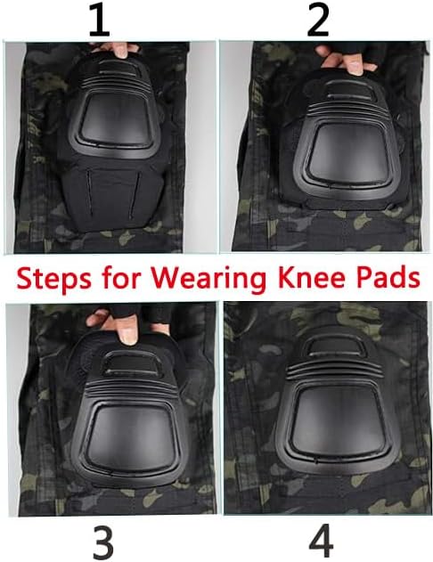 Tactical Military Combat Pants with Knee Pads for Airsoft