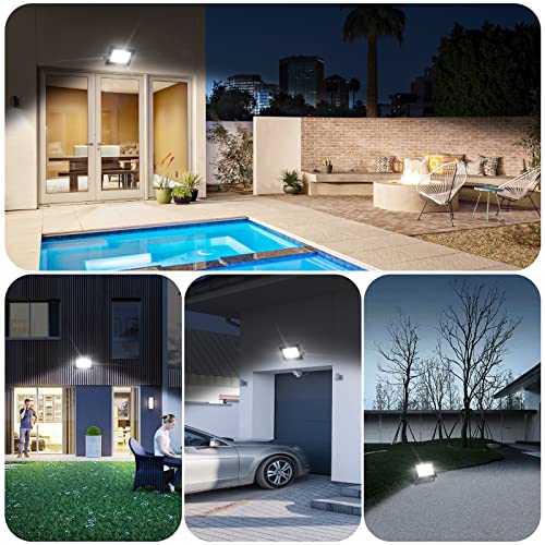 Blivrig 200W LED Outdoor Floodlight | 20000LM 6500K IP66 Waterproof
