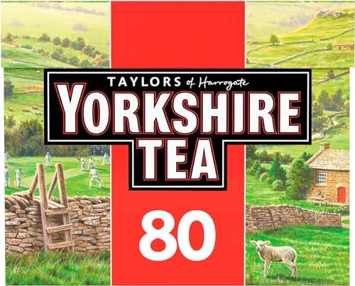 Yorkshire Tea Black Tea Bags - Bulk Pack of 800 (10 Boxes of 80)