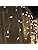 Jolof Store Warm White 800 LED Icicle Christmas Lights | 21M Waterproof
