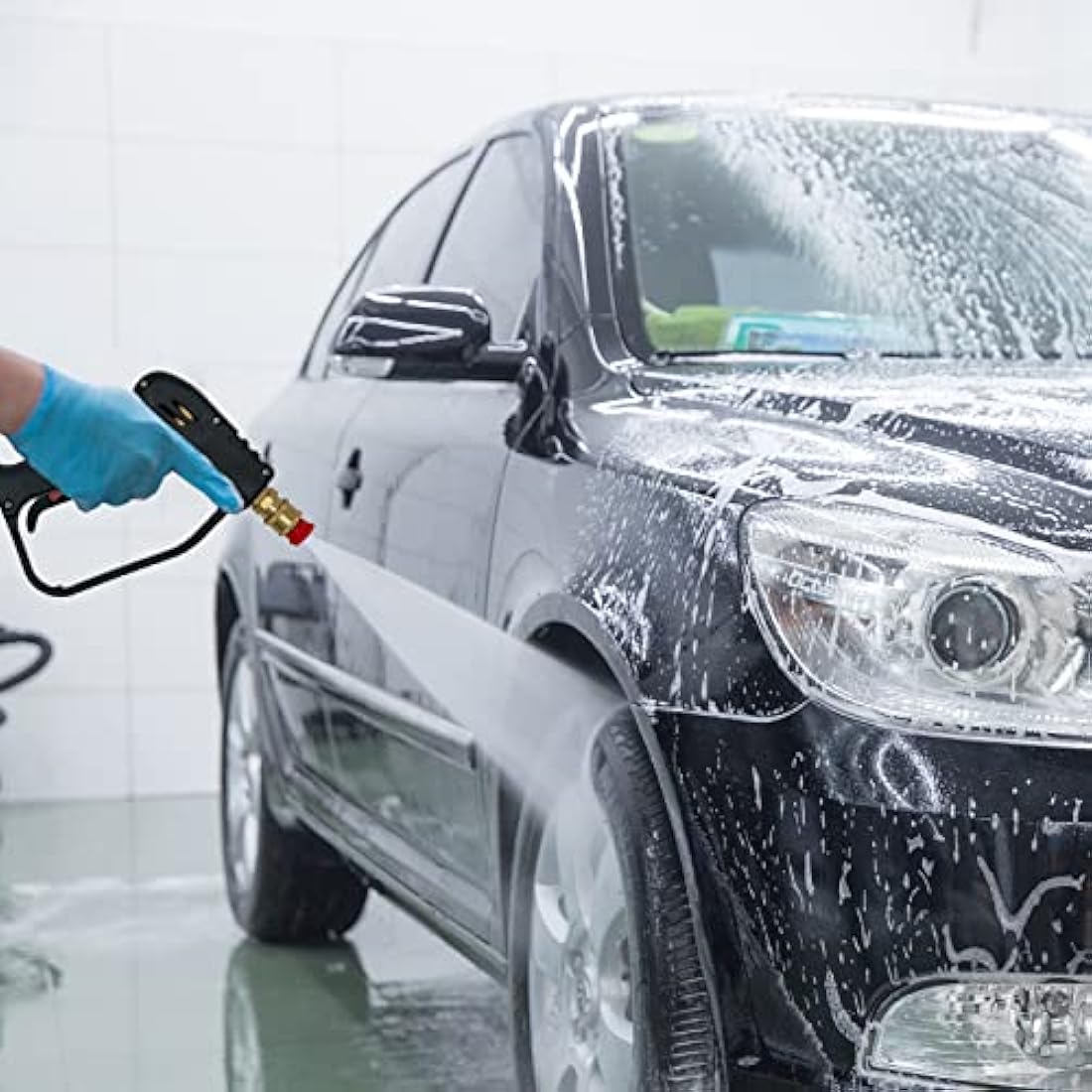 4000PSI Pressure Washer Gun with 5 Nozzle Tips & M22 Adapter