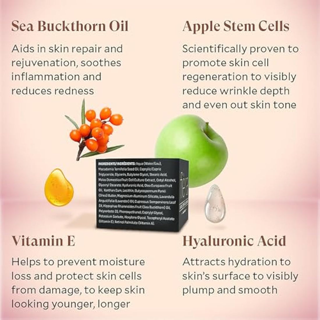 Fièra Apple Stem Cell Face Cream – Anti-Aging Moisturizer for Mature Skin