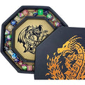 Fantasydice Fire Dragon Octagon Dice Tray with Lid and Staging Area