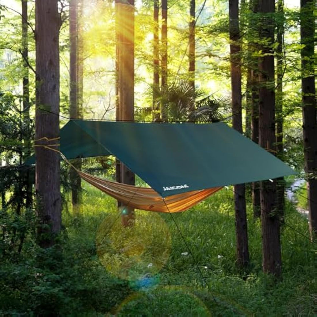 JAICOM 3x5m Waterproof Camping Tarp – PU3000mm UV Protection Polyester