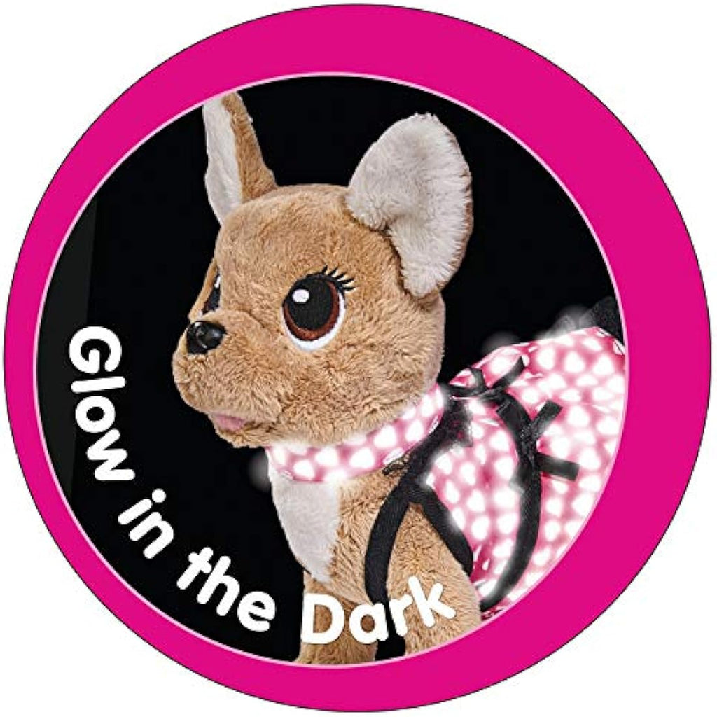 Simba Chi Chi Love Paris II Plush Dog Set - Glow in the Dark Toy