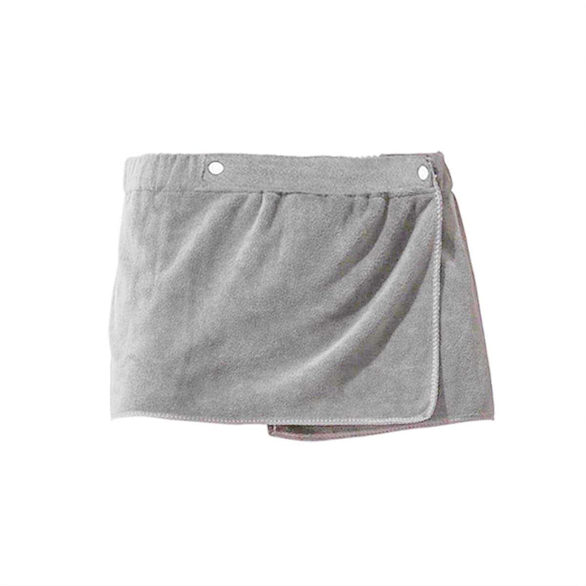 Sarini Men's Sauna Kilt | Quick-Drying Microfibre Bath Towel – Gray