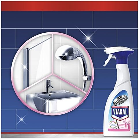 Viakal Limescale Remover Spray – Fresh Spring Rose Scent – 10 x 500ml