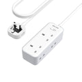 Jolof Store 3M Extension Lead with 3 USB Slots and Shaver Plug Adaptor