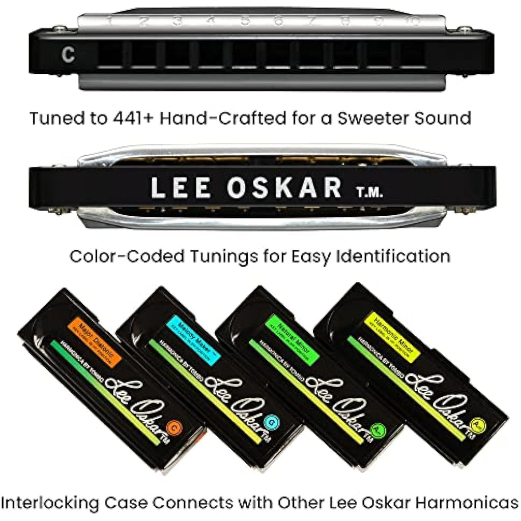Lee Oskar Major Diatonic Harmonica in C – Professional Blues Instrument