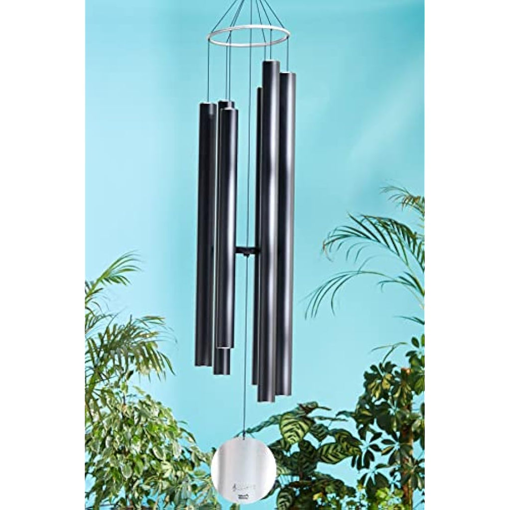Nature's Melody Aureole Tunes Wind Chime – 65 Inch Black Aluminum