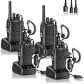 JUCJET 88E Long Range Walkie Talkies - Rechargeable 2-Way Radios (4 Pack)