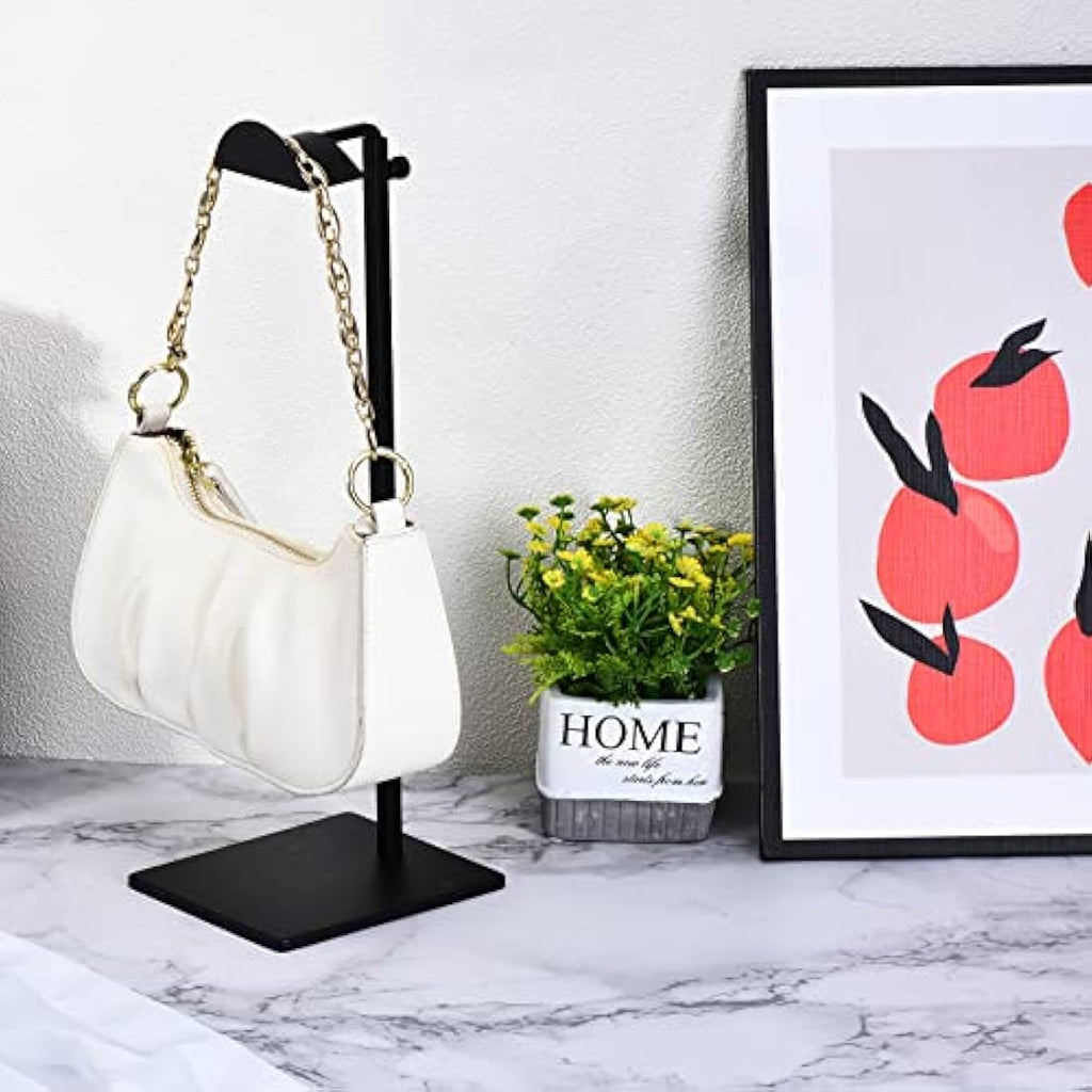 Jolof Store Metal Purse Display Stand | Adjustable Height Handbag Rack 2pk