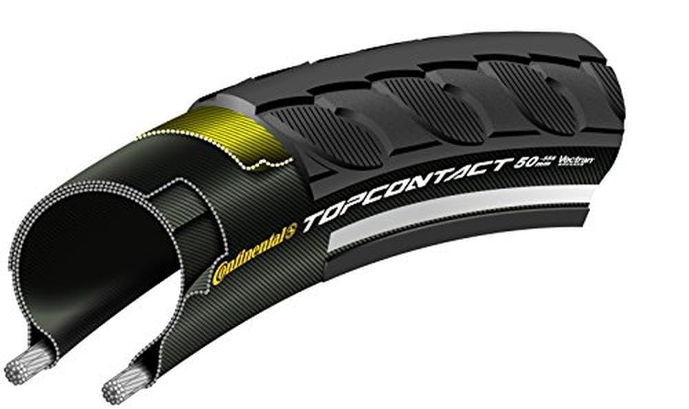Continental Top Contact II Fold Reflex Bike Tire - 700 x 37c Black
