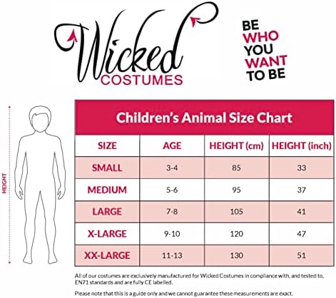 Wicked Costumes Kids Cow Animal Fancy Dress - X-Large (9-10 Years)