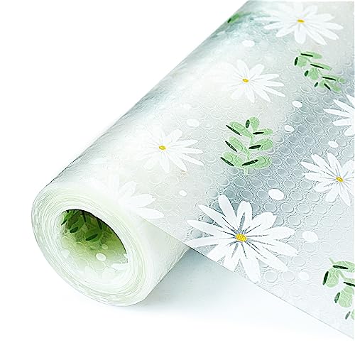 KIMCHOMERSE Non-Adhesive Shelf Liner – Waterproof EVA Drawer Mat, 60x500cm