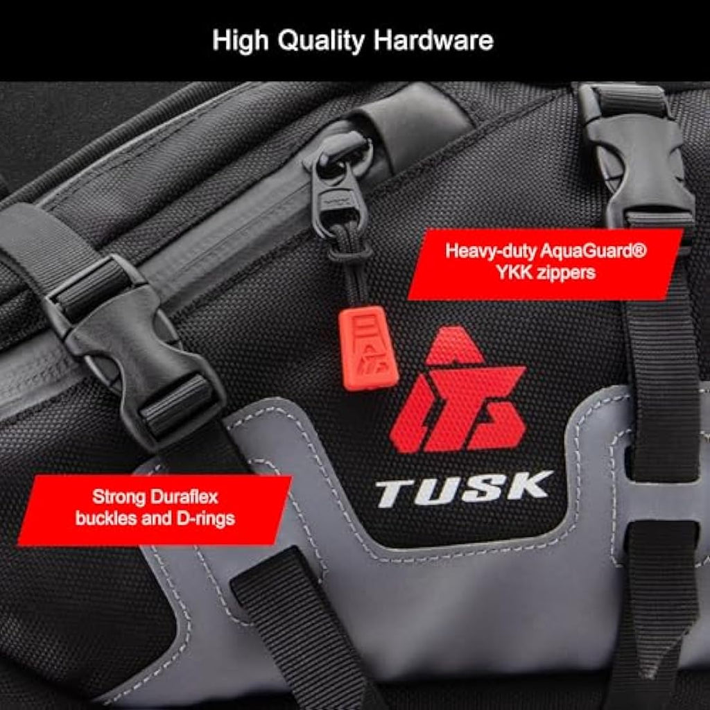 Tusk Traverse Rackless Pannier Bags - Durable Soft Motorcycle Luggage