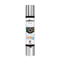 TECKWRAP Chrome Silver Adhesive Craft Vinyl Roll - 1ft x 5ft Permanent