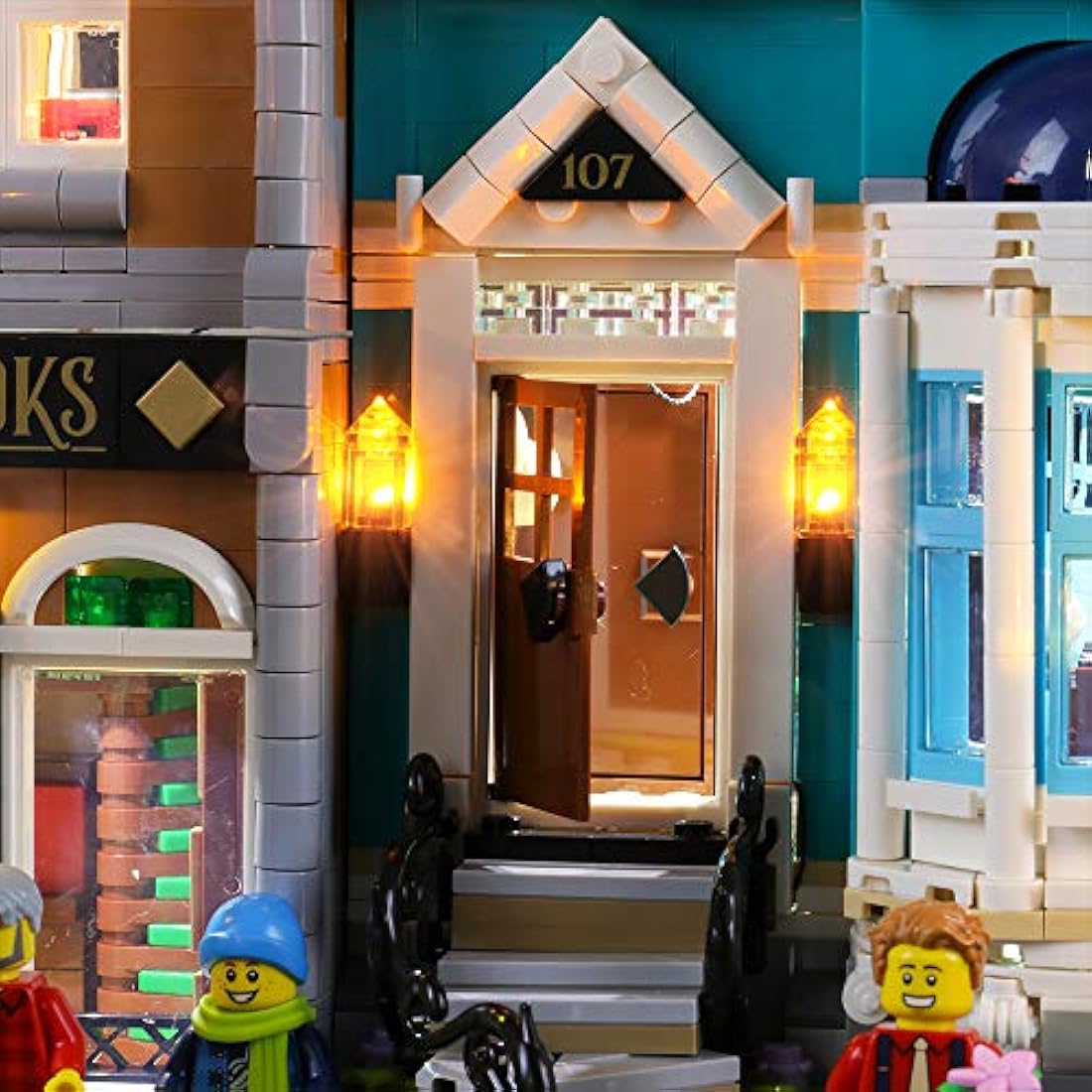 Briksmax LED Lighting Kit for LEGO 10270 Bookshop Building Model