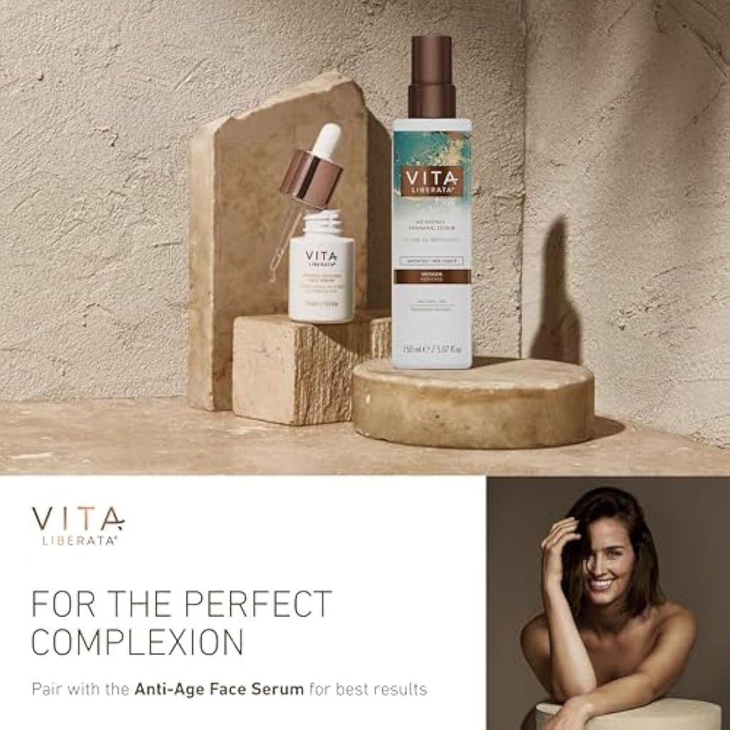 Vita Liberata Heavenly Self Tanning Elixir – Medium Untinted Tan 150ml