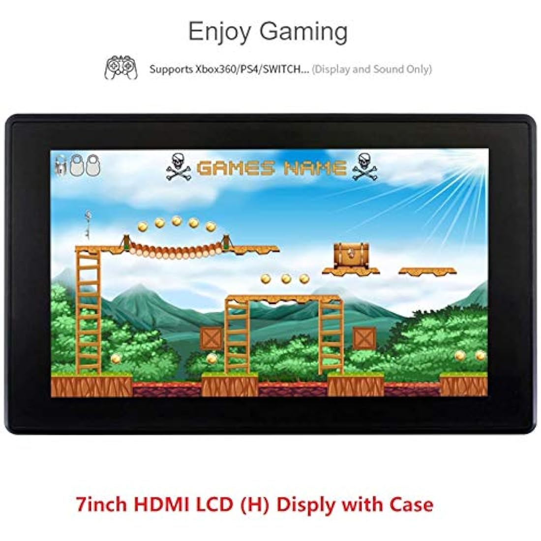 Ingcool 7" HDMI LCD Capacitive Touchscreen Monitor for Raspberry Pi