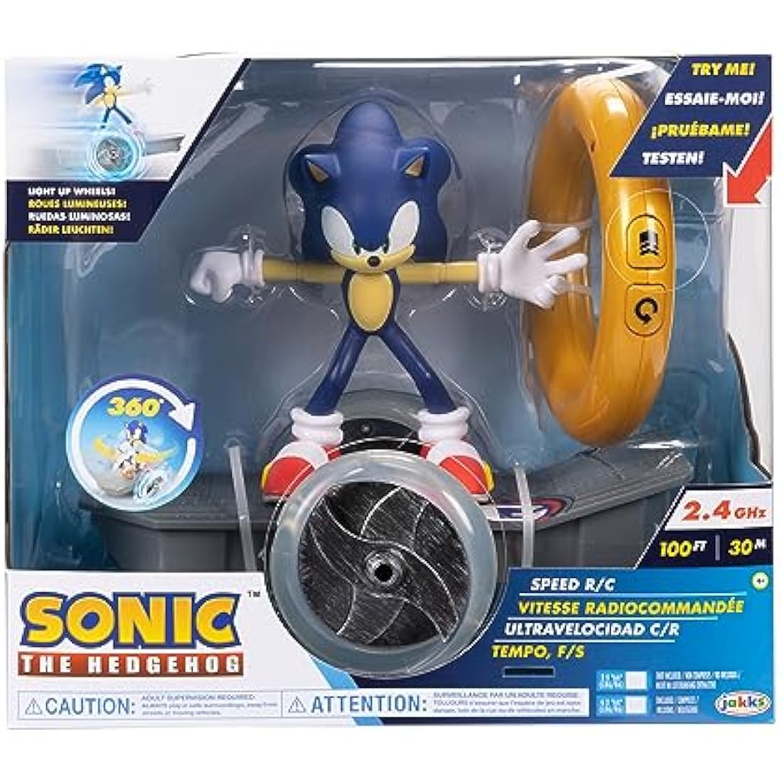 Sonic the Hedgehog RC Skateboard with 6-inch Articulated Figure