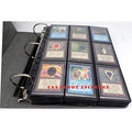 docsmagic.de 3-Ring Premium Card Album Black with 50 Sideloading Pages