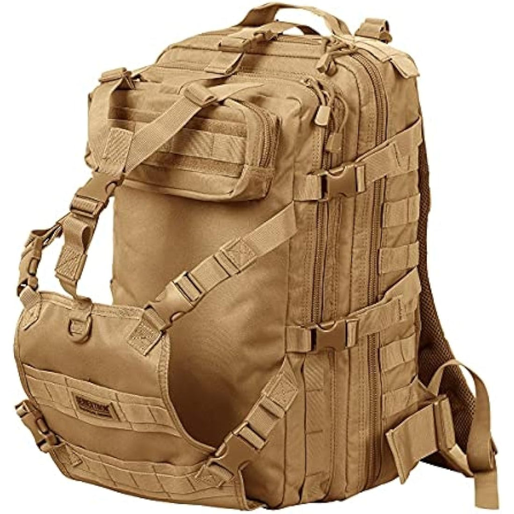 Seibertron Molle Tactical Helmet Holder & Basketball Backpack – Khaki