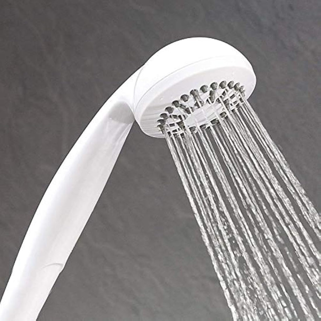 Triton Agio Electric Shower | 8.5kW White & Chrome Unit with Hose