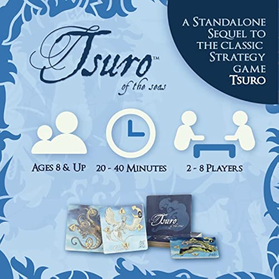 Calliope Games Tsuro of the Seas - Strategic Tabletop Board Game