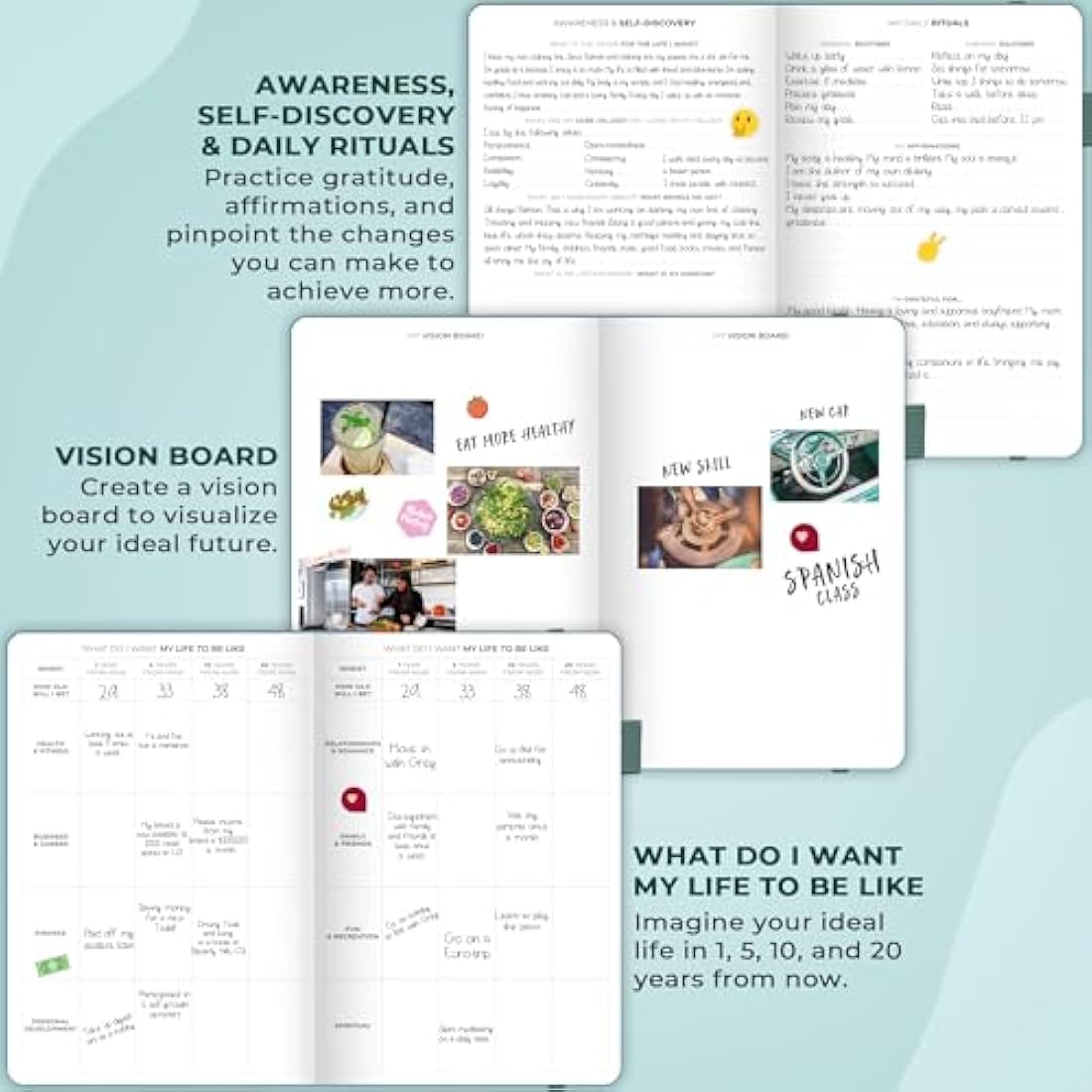 Clever Fox Undated Weekly Planner – A5 Hourly Schedule & Organizer
