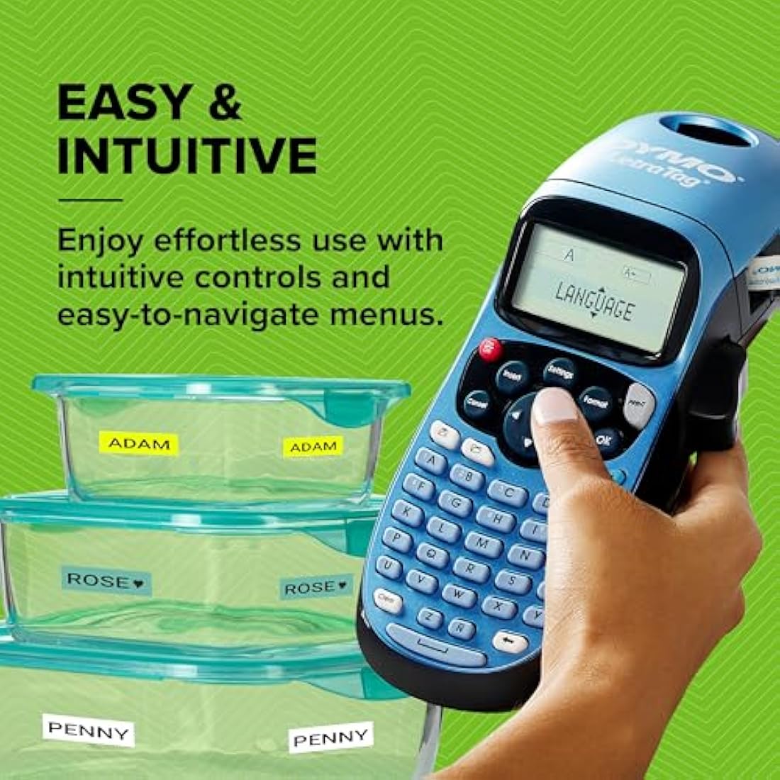 Dymo LetraTag LT-100H Handheld Label Maker Starter Kit with 3 Tapes