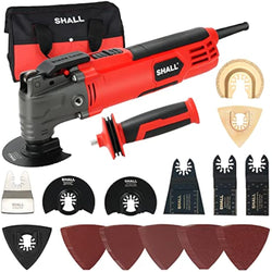 SHALL Oscillating Multitool Kit – 500W Power Tool with 34 Accessories