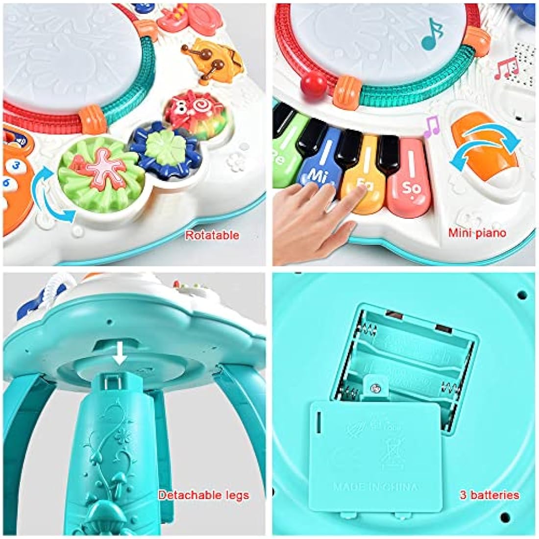 Baby Activity Table – Musical Learning Toy for 6-12 Months